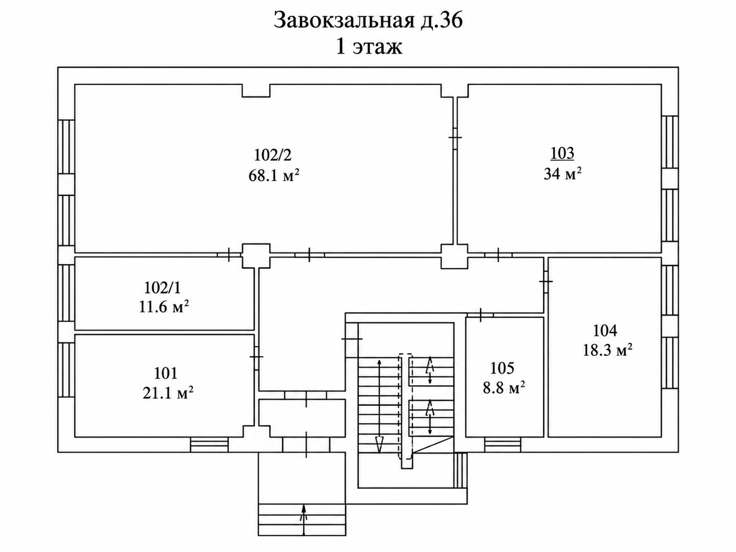 1 этаж